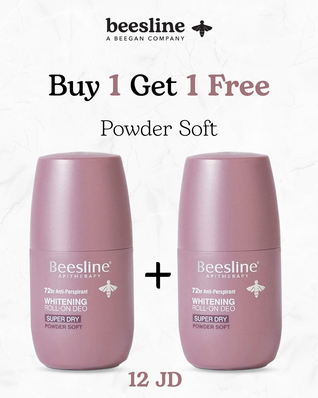 Buy Roll-On Deodorant -Super Dry -Powder Soft 1+1