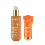 Beesline Suntan Oil Gold + 60 ml Ultrascreen Cream Invisible Sunfilter Offer