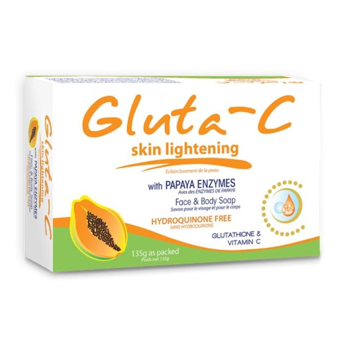 Gluta-C Skin Lightening Soap with Papaya Exfoliants
