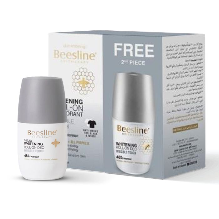Beesline Whitening Roll-On Deodorant Invisible Touch 1+1