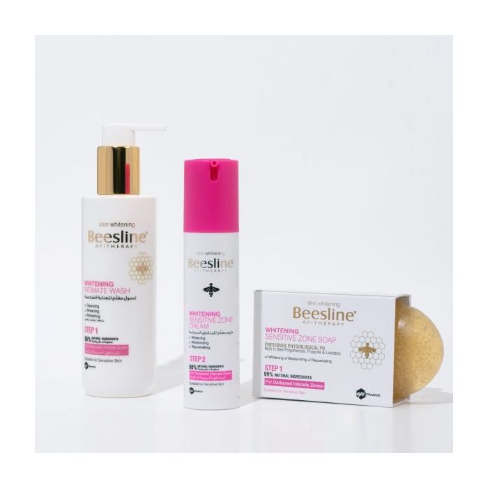 Whitening sensitive zone routine ( Cream-Soap-sensi fresh )