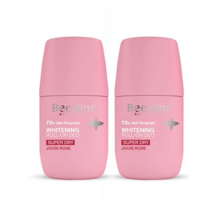 Beesline Roll-On Deodorant -Super Dry -Jouri Rose (1+1Free)